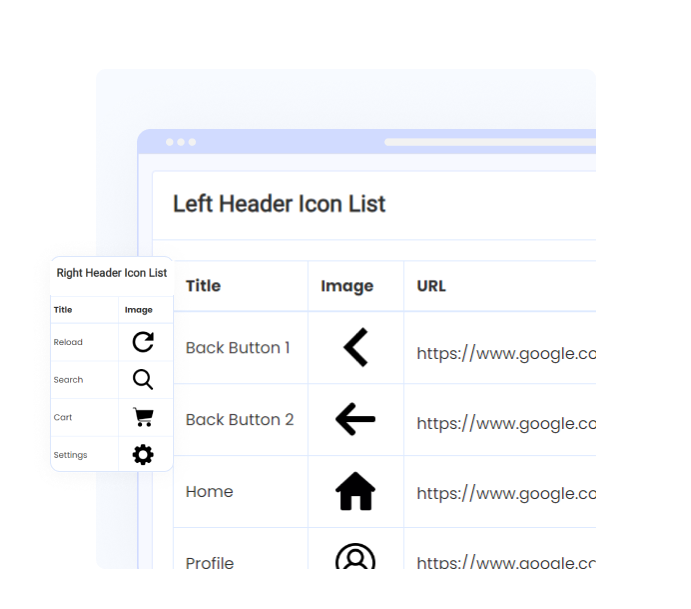 Header Navigation Using AD-App Dev's Admin Panel