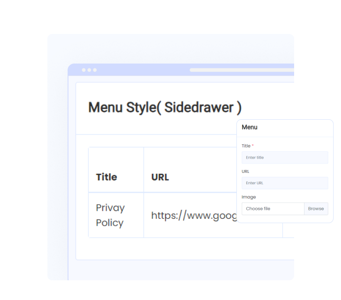 Menu Style Customization using AD-App Dev's Admin Panel